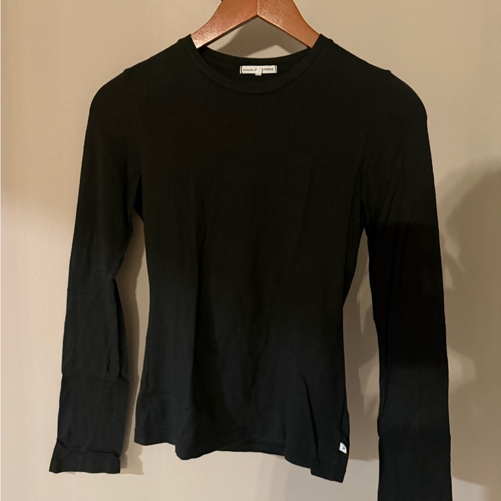 James Perse black  Long Sleeve Tee size 1